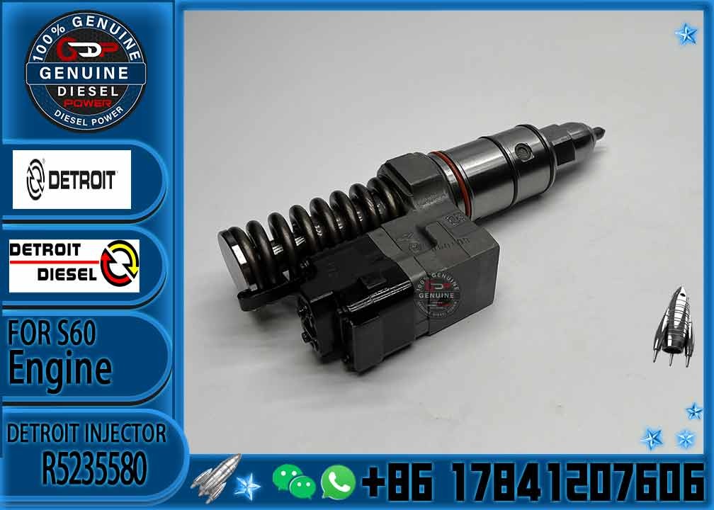 Common Rail Diesel Fuel Injector R5235580 For Detroit Series 60 S60 12.7L Diesel Engine