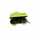 Colorful Knitted Fabric EVA Glasses Case Childrens Sunglasses Case Scratchproof