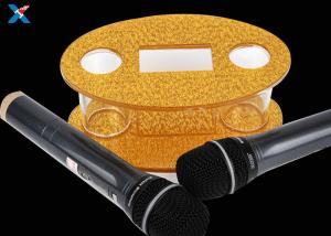 China High Grade Acrylic Display Rack Wireless Microphone Stand Corrosion Resistance factory