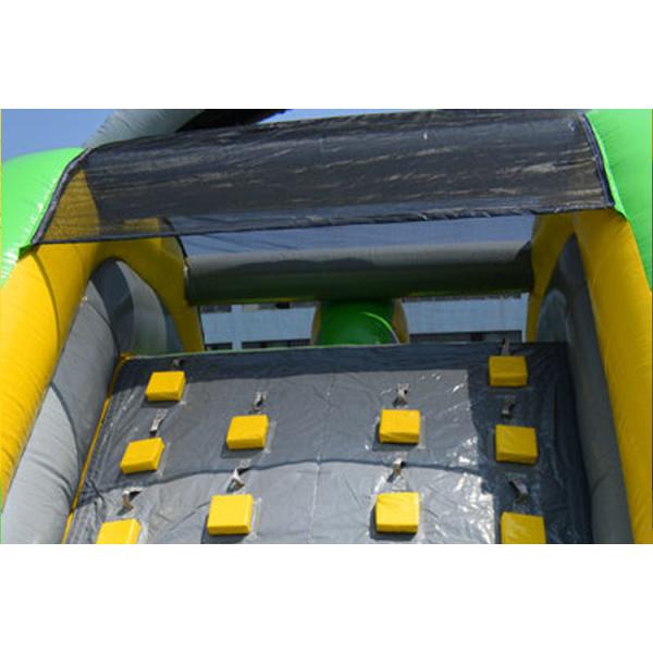 Custom 21m*3.5m Ninja Warrior Theme Inflatable Obstacle Course