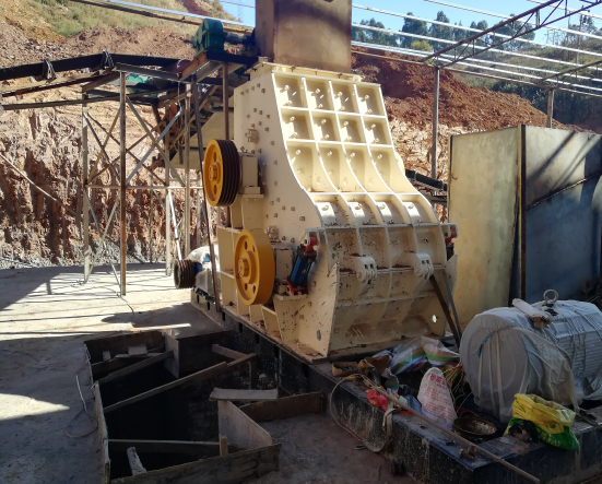 220V / 380V Double Rotor Hammer Crusher HC800*2A For Minerals Materials Processing