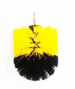 China 3.5 Inch Commercial Yellow Drill Brush For Indoor, Outdoor Cleaning factory