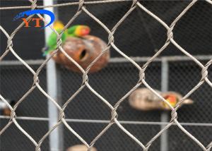 China Oem Odm Stainless Steel Ferrule Rope Mesh In Animal Enclosure And Bird Cages factory