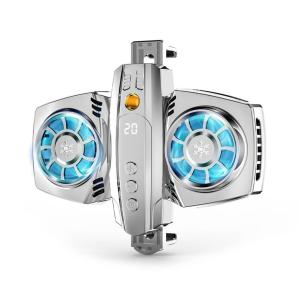 China Dual Cooling Fans K4 Mobile Phone Radiator Semiconductor Temperature Display factory