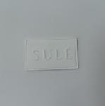 BV Approved Silicone 3D Embossed Custom Sew On Logo Patches PVC Badge
