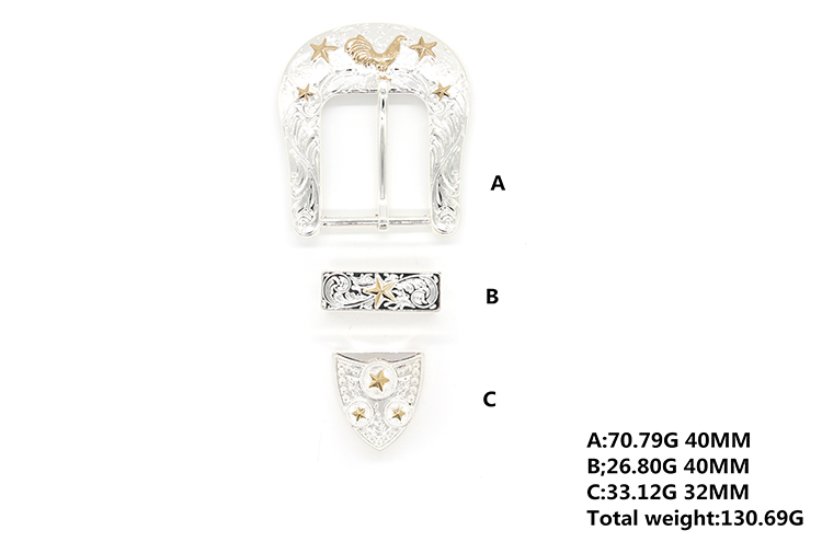 Promotion Custom Logo Plate Belt Buckles With 3D Surface Treatment