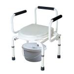 Medical Aluminum Alloy Commode Handicapped Bath Toilet Chair