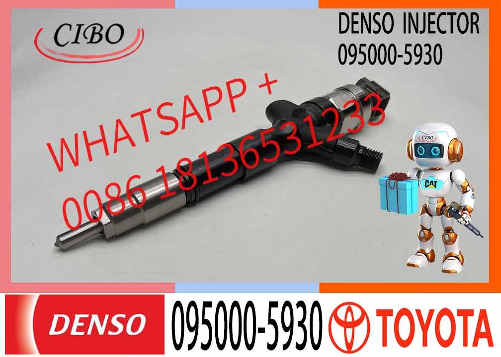 095000-5930 23670-09060 for Toyota 2KD-FTV Engine Diesel Fuel Common Rail Injector