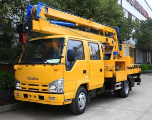 China ISUZU Sinotruk Chassis Aerial Working Truck 12 Folding Boom Aerial Work Vehicle With Factory Price factory