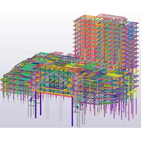 High Rise Prefabricated Steel Building Construction Commercial Complex