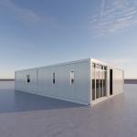 Backyard Studio Prefab Container Homes , Outdoor Shed Prebuilt Container House