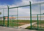 Pvc Coated 4.0mm Airport Security Fencing Welded 2.0m Length