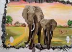 Aluminum magnesium 1440DPL Wall Mural Printer CCC For Pictures