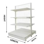 Heavy Duty Retail Store Display Shelf Customzied Grid Rack Stand