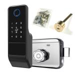Tuya Wifi APP Biometric Finger Print Smart Door Lock Fingerprint Door Handle