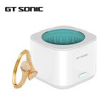 White Mini Ultrasonic Jewelry Cleaner , Home Jewelry Cleaning Machine 10W