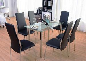 China Nordic Style Classic 6 Seater Modern Dinning Table And Chairs factory