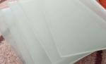 Customized Safety Frosted Glass Acid Etched Glass Ultra Clear Anti Fog Mirror