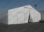 Firm 18m Steel Frame Warehouse Storage Tent , White PVC Fabric Tent For Storage