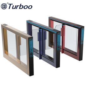 Automatic Swing Barrier Gate Turnstile Pedestrian Barrier Gate With Access