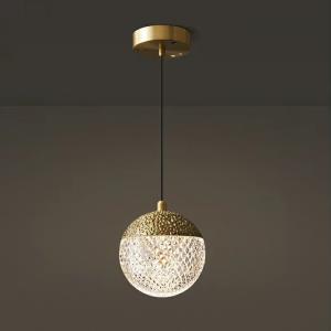 China Simple Chandelier Pendant Light Ball Decoration Single Hanging Lighting factory