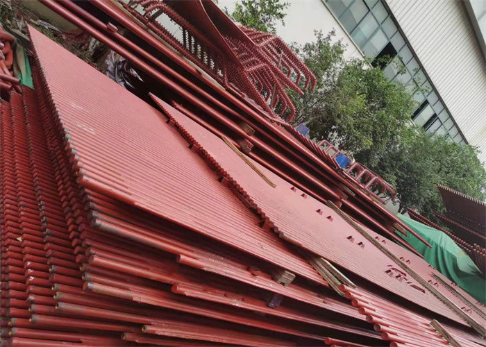 Carbon Steel SA178 Sturdy Construction Boiler Membrane Wall Welded With Header