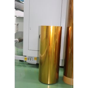 Flexible Electronics Yellow Heating Polyimide PI Film High Temperature Resistant