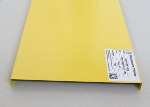 China B Shaped Plain Aluminum Strip Ceiling With Akzo Nobel Environmental factory