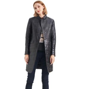 China FODARLLOY Women's Winter Outerwear Cotton-Padded Jacket Medium-Long Thin Waist Wadded Jacket Thick Coat factory