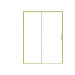 Staineless steel, Bathroom Shower Room, Titanium Brushed , Sliding Door