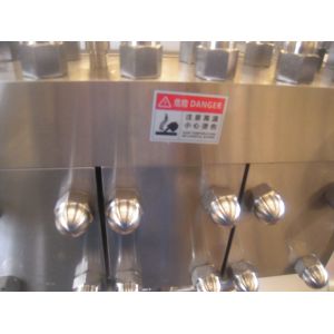 PLC Sanitary Ice Cream Homogenizer 6000L/H With CIP Cleaning