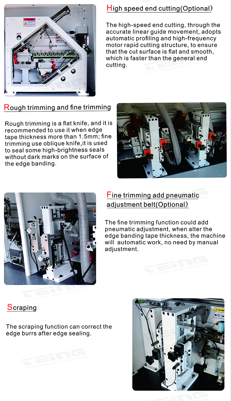 SKDT465 Edge Banding Machine from KDT with Fully Automatic Working Methods and 0.6Mpa