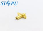 SMP Male RF Coaxial Connector – Limited Detent, Microstrip Type, Flange Mounted