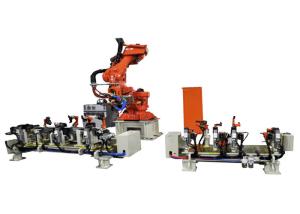 China Automatic Arc Tig Robotic Welding System For Cars Manufacturing 60% Rated Duty Cycle factory