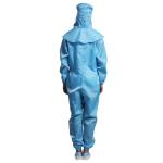 Antistatic Waterproof Workshop Uniform Zippers Dustproof Cleanroom Esd Garment