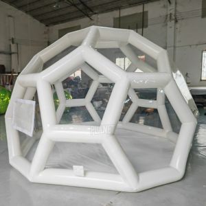 Commercial Inflatable Bubble Dome Tent Inflatable Camping Tent Transparent