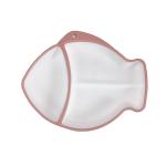 Modern Fish Shaped Dinner Plates Silicone Baby Feeding Utensils Customized