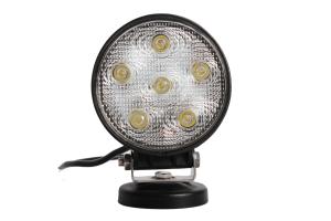 China 18W Round LED work light with Flood/Spot Beam 1440 lumens for off-road vehicle, ATVS, truck, engineering vehicle factory