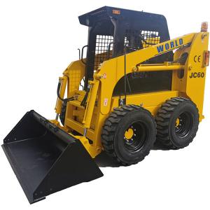 China Versatile Efficient Small Skid Steer Loader With Sweeper JC60 factory