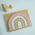25.5CM 3D Game Puzzle Blocks For Toddlers Baby Wooden Block Set
