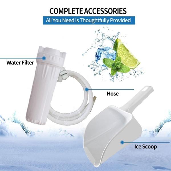 Spare Parts Automatic Three Functions All in One Ice Making Machine Nugget Shape