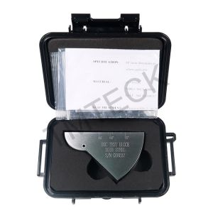 China DSC Distance/Sensitivity ultraosnic Calibration Block,test block,1018 steel test block factory