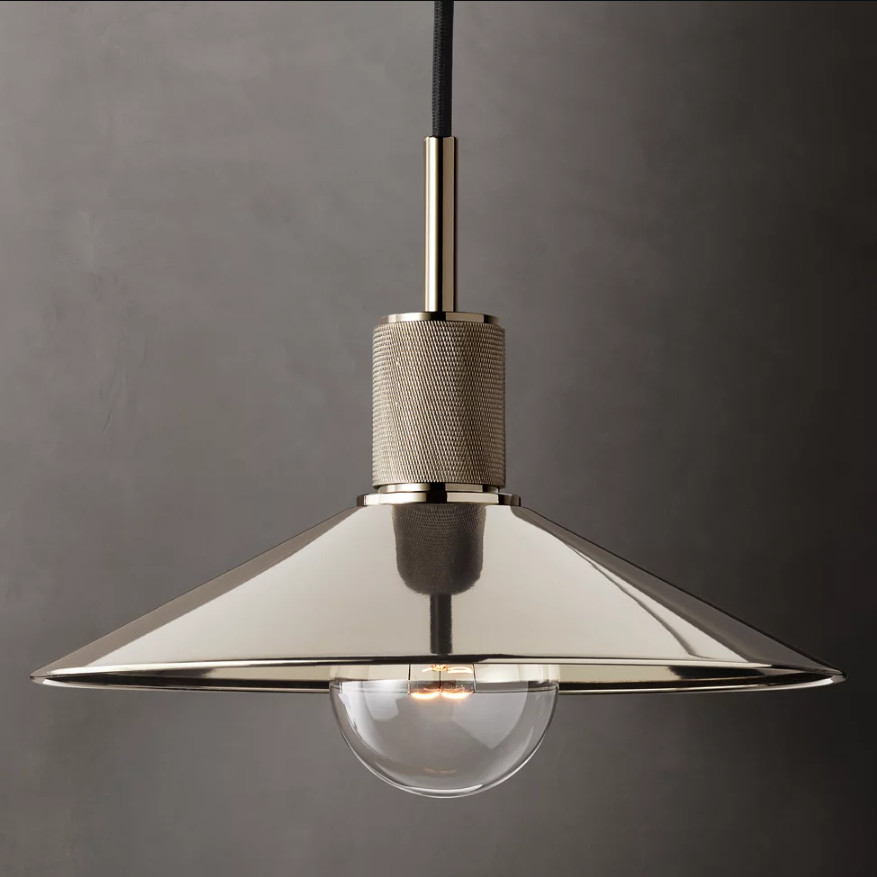 Utilitaire Metal Slope Shade Suspended Pendant Light Lamp 85-265 Volts
