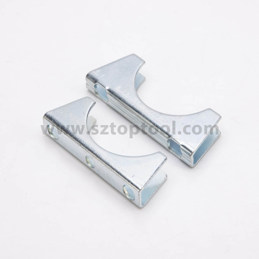 Q235 Metal Stamping Bracket HDG Stamped Metal Components For U Bolts