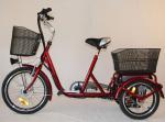 Front Basket Adult Electric Tricycles Rear Cargo , 3 Wheel Electric Bicycle