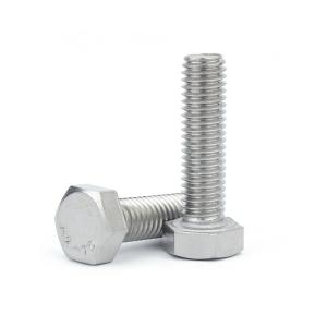 China 18-8 Stainless Steel Hex Head Bolts Metal 250mm Hex Head Screws factory