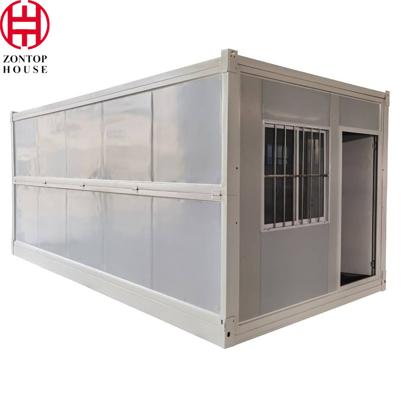 Zontop China Luxury 3 Bedroom Shipping Modular Living Prefabricated Foldable Home Prefab 20ft Folding Container house