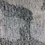 Printed Rabbit Fake Fur for Garment Bags 100% Polyester Jacquard 3 Color Print