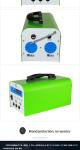 Mobile solar small system with player radio household emergency lighting power