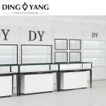 Custom Modern Fashion Style Black White Jewellery Showcase Cabinets No